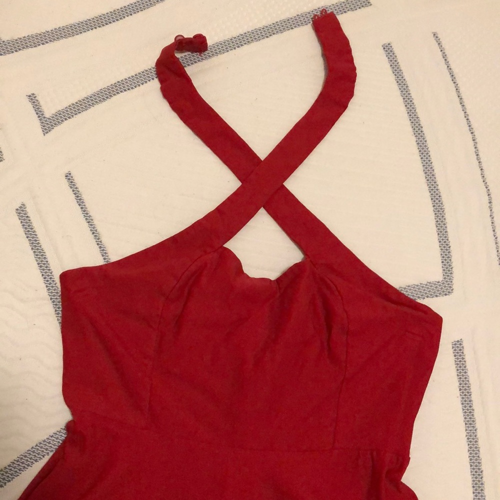 Red dress